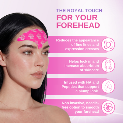 Queen Royal Forehead Tape - Wrinkle Smoothing (20 pcs)