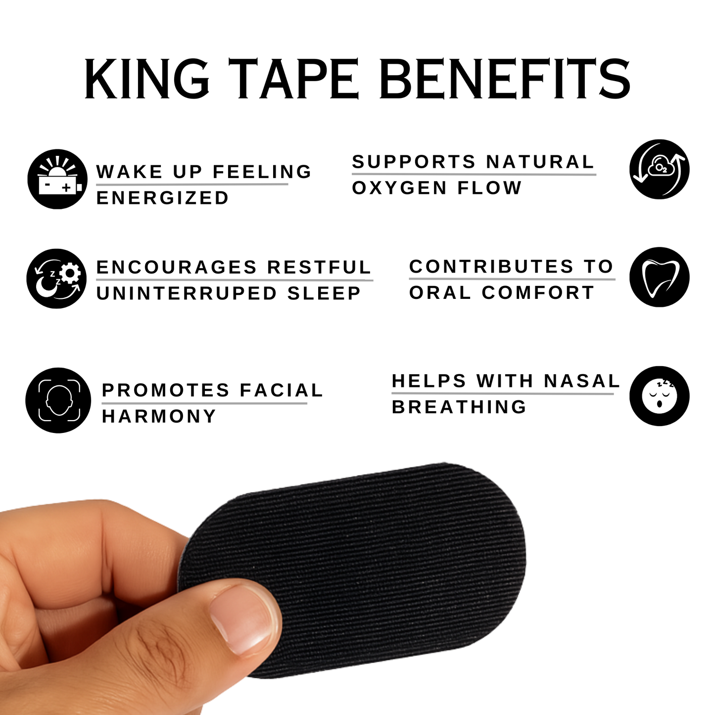 King Mouth Tape - For Sleep - Queen Tape