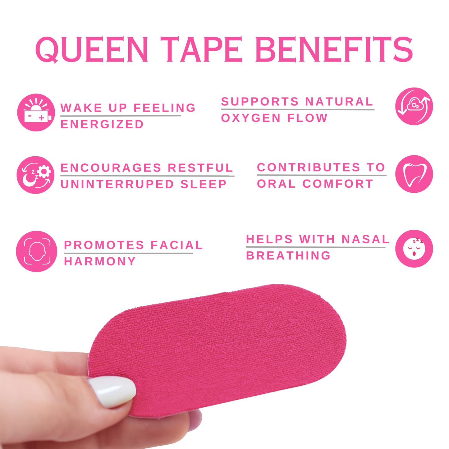 Queen Mouth Tape - For Sleep - Queen Tape
