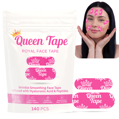 Queen Royal Face Tape Wrinkle Smoothing Targeted - 140 Pieces 2 sizes