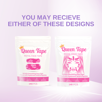 Queen Royal Face Tape Wrinkle Smoothing Targeted - 140 Pieces 2 sizes
