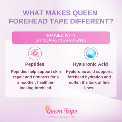 Queen Royal Forehead Tape - Wrinkle Smoothing (20 pcs)