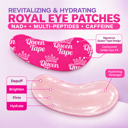 Queen Tape NAD+ Peptide Royal Under Eye Patches