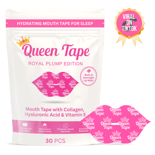 Collagen Mouth Tape - Hydrating & Moisturizing Mouth Tape - Queen Tape - Lip Mask Mouth Tape - Lip Plumping