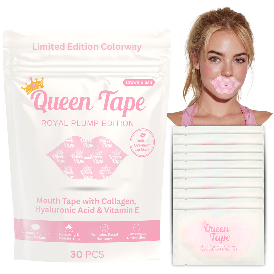 Hydrating Plumping Collagen Mouth Tape - Crown Blush
