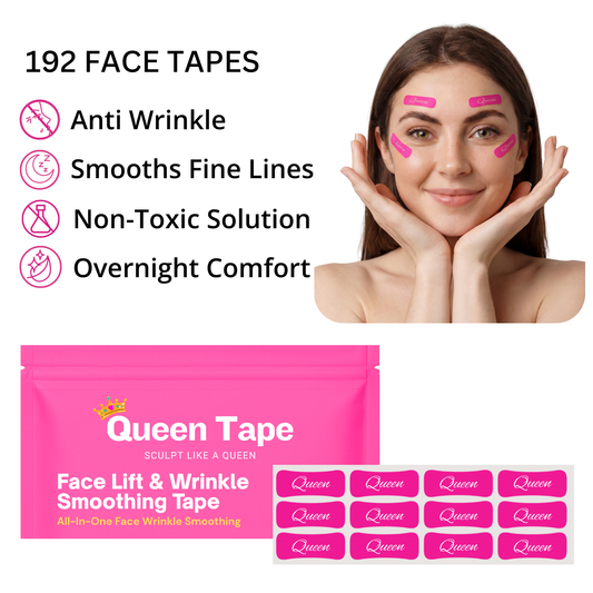 Queen Face Lift & Wrinkle Smoothing Tape 192 Pieces