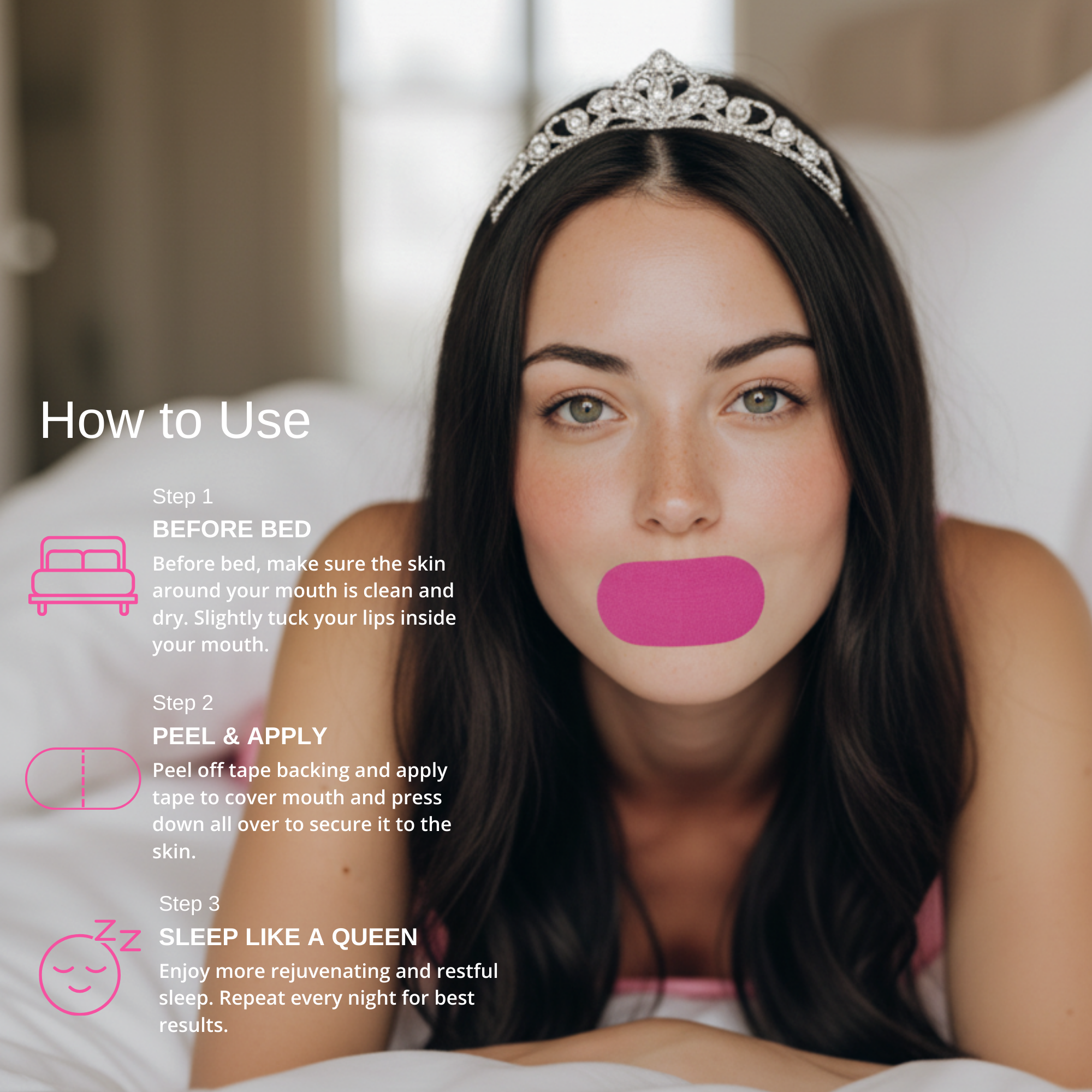 How to use Queen Tape