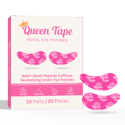 Queen Tape NAD+ Peptide Royal Under Eye Patches