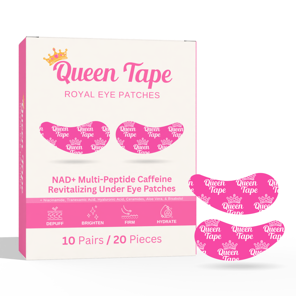 Queen Tape NAD+ Peptide Royal Under Eye Patches