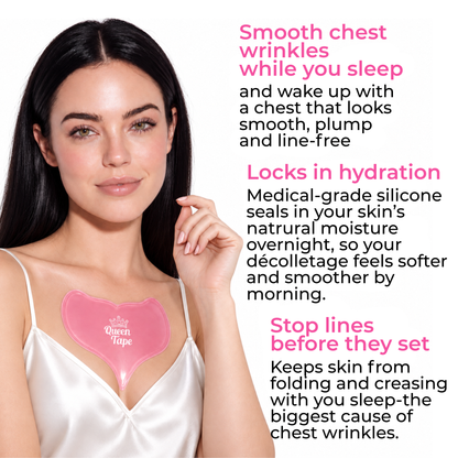 Queen Royal Chest Patches Wrinkle Smoothing (2 Pcs)