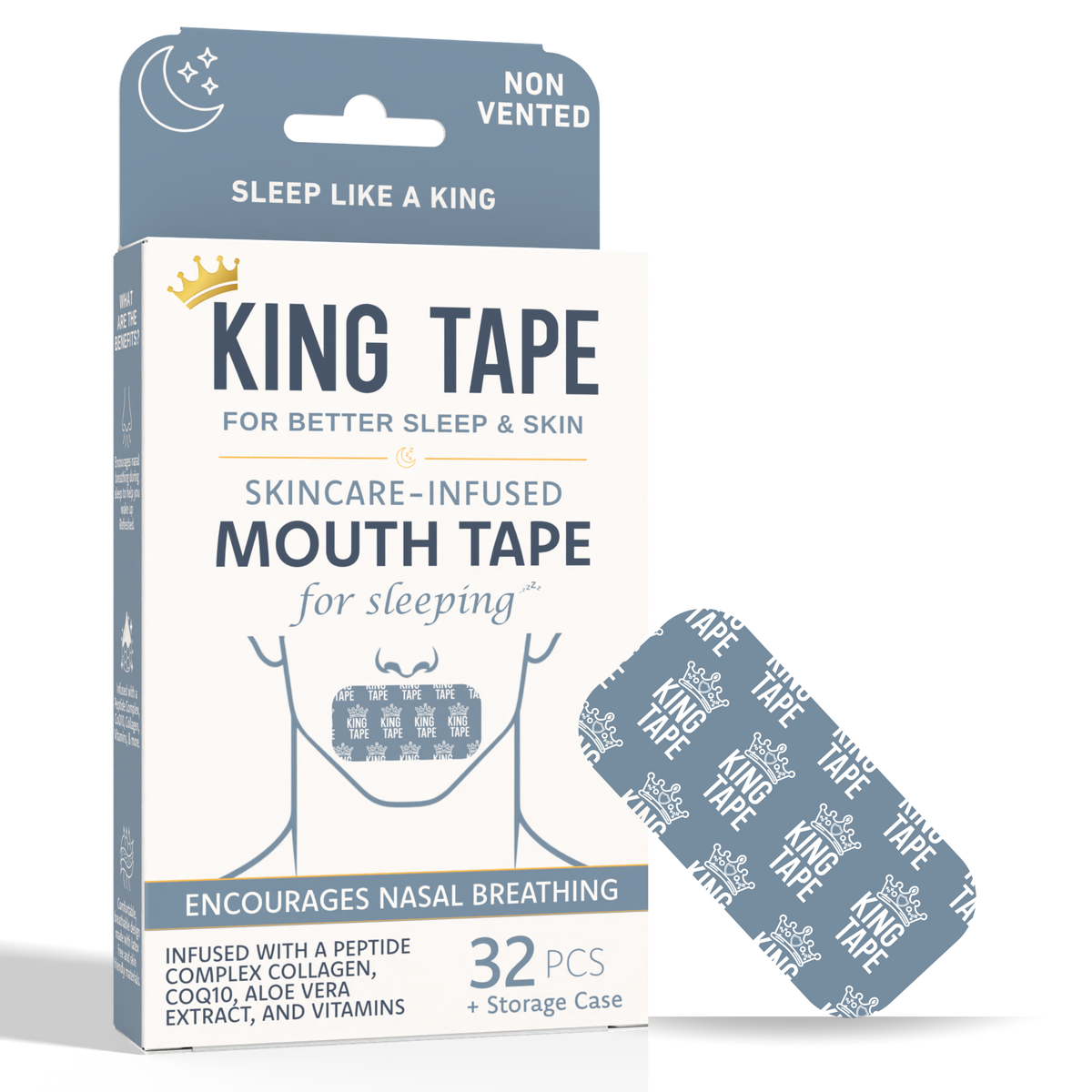 King Skincare mouth Tape Non Vented